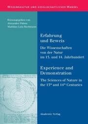 Cover von Erfahrung und Beweis/Experience and Demonstration