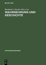 Cover von Wahrnehmung und Geschichte