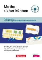 Cover von Mathe sicher können - Förderbausteine zur Sicherung mathematischer Basiskompetenzen - 5.-7. Schuljahr