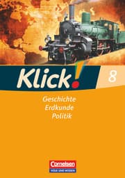 Cover von Klick! Geschichte, Erdkunde, Politik - Östliche Bundesländer und Berlin - 8. Schuljahr