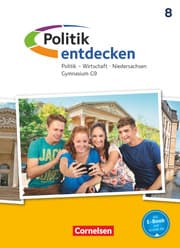 Cover von Politik entdecken - Gymnasium Niedersachsen - G9 - 8. Schuljahr