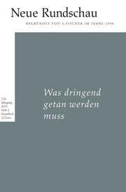 Cover von Neue Rundschau 2013/2