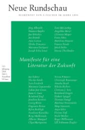 Cover von Neue Rundschau 2014/1
