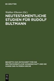 Cover von Neutestamentliche Studien für Rudolf Bultmann