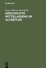 Cover von Geschichte Mittelasiens im Altertum
