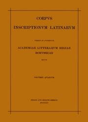 Cover von Inscriptiones parietariae Pompeianae Herculanenses Stabianae