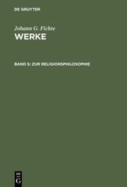 Cover von Zur Religionsphilosophie