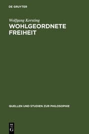 Cover von Wohlgeordnete Freiheit