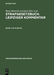 Cover von §§ 32 bis 60