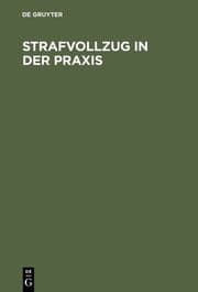 Cover von Strafvollzug in der Praxis
