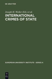 Cover von International Crimes of State