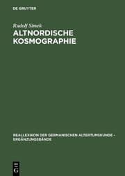 Cover von Altnordische Kosmographie