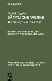 Cover von Briefwechsel und Dokumente zu Leben und Werk