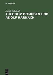 Cover von Theodor Mommsen und Adolf Harnack