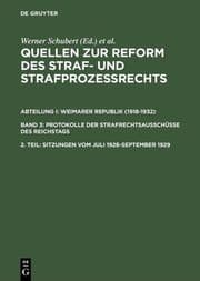 Cover von Sitzungen vom Juli 1928-September 1929