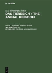 Cover von Revision of the Tribe Serrolecaniini