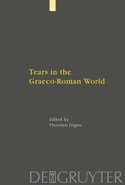 Cover von Tears in the Graeco-Roman World