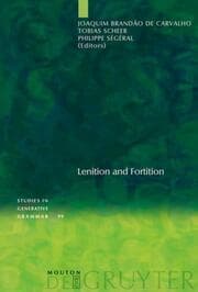 Cover von Lenition and Fortition