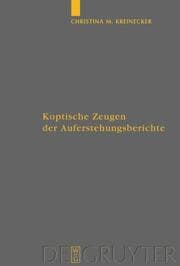 Cover von Koptische Zeugen der Auferstehungsberichte