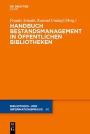 Cover von Handbuch Bestandsmanagement in Öffentlichen Bibliotheken