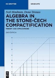 Cover von Algebra in the Stone-Cech Compactification