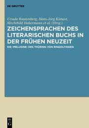 Cover von Zeichensprachen des literarischen Buchs in der frühen Neuzeit