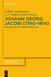 Cover von Johann Georg Jacobi (1740-1814)