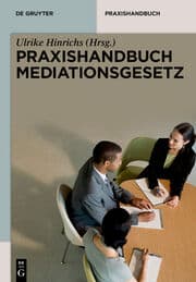 Cover von Praxishandbuch Mediationsgesetz