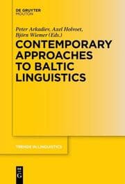 Cover von Contemporary Approaches to Baltic Linguistics
