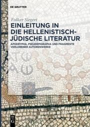 Cover von Einleitung in die hellenistisch-jüdische Literatur