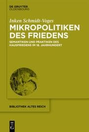 Cover von Mikropolitiken des Friedens