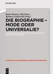 Cover von Die Biographie - Mode oder Universalie?