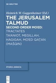Cover von Tractates Ta'aniot, Megillah, Hagigah and Mo'ed Qatan (Masqin)