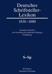 Cover von Deutsches Schriftsteller-Lexikon S-Sp