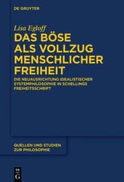 Cover von Das Böse als Vollzug menschlicher Freiheit