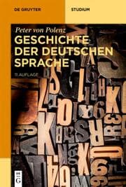 Cover von Geschichte der deutschen Sprache