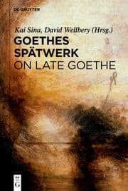 Cover von Goethes Spätwerk / On Late Goethe