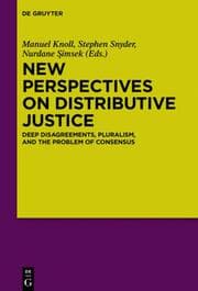 Cover von New Perspectives on Distributive Justice