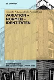 Cover von Variation - Normen - Identitäten
