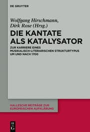 Cover von Die Kantate als Katalysator