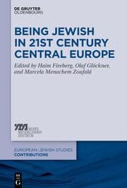 Cover von Being Jewish in 21st Century Central Europe