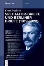 Cover von Spectator-Briefe und Berliner Briefe (1919-1922)
