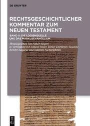 Cover von Die Logienquelle und das Markusevangelium
