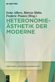 Cover von Heteronomieästhetik der Moderne