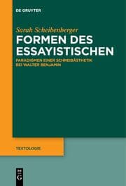 Cover von Formen des Essayistischen