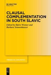 Cover von Clausal Complementation in South Slavic