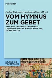 Cover von Vom Hymnus zum Gebet