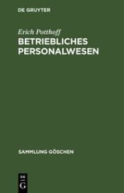 Cover von Betriebliches Personalwesen