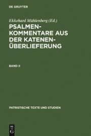 Cover von Psalmenkommentare aus der Katenenüberlieferung. Band II