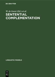 Cover von Sentential Complementation